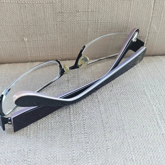 Juicy Couture Women Eyeglasses Frame Halr Rim Black LUCY Glasses Made in Italy - Picture 5 of 12